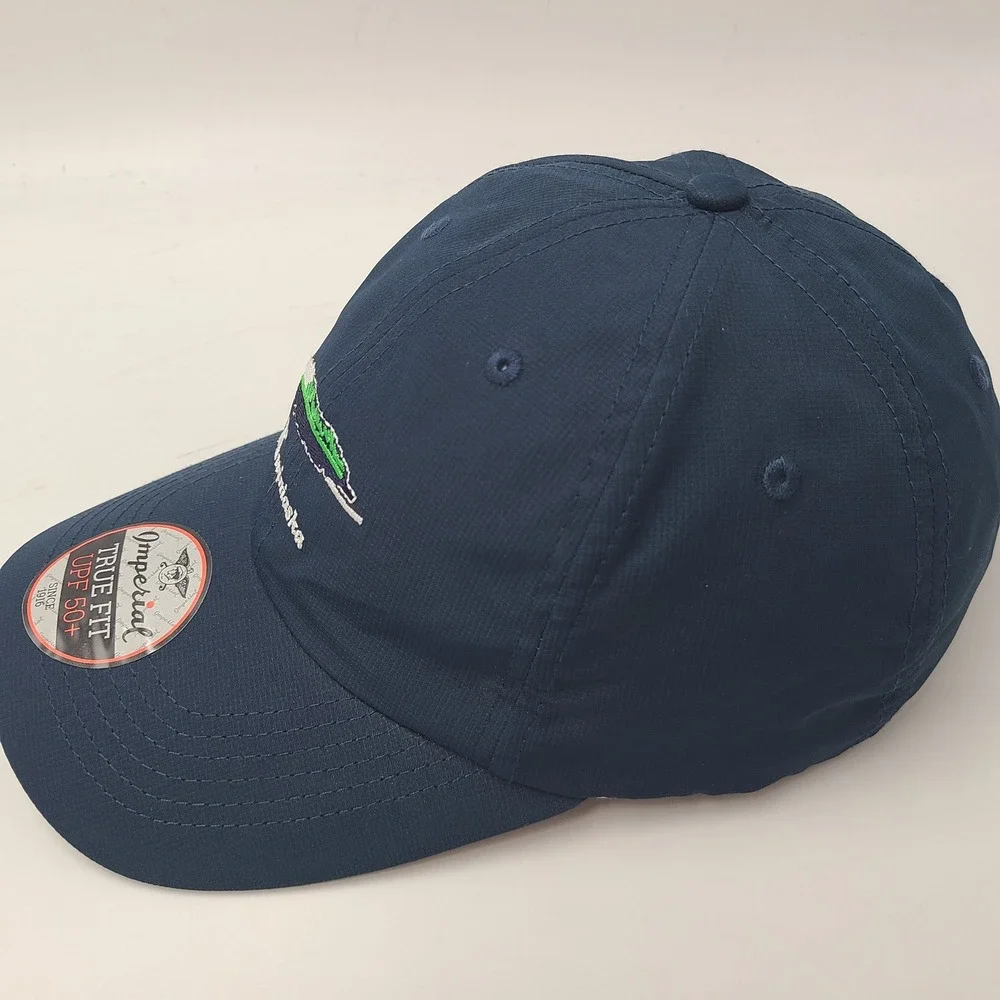Kwiniaska Golf Club Hat Adjustable Imperial Blue Shelburne Vermont Course Men